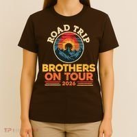 Road Trip Brothers On Tour 2026 Vacation T-Shirt thumb 4