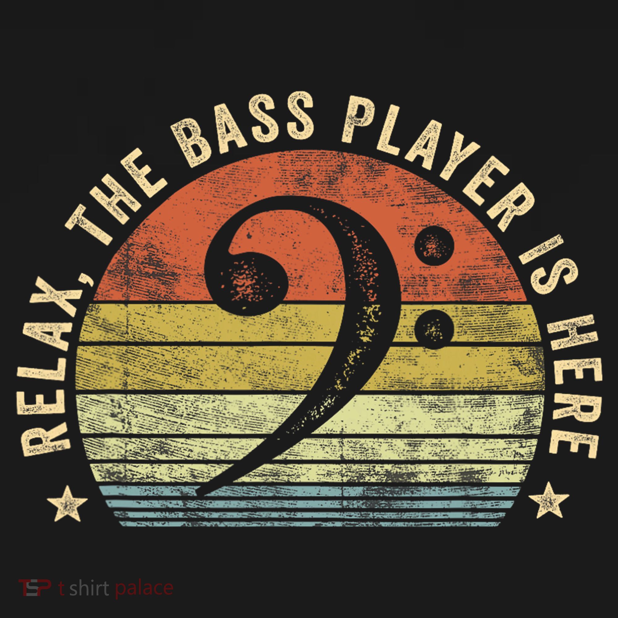 Relax The Bass Player Is Here Bassist Gifts Music Guitar Mousepad