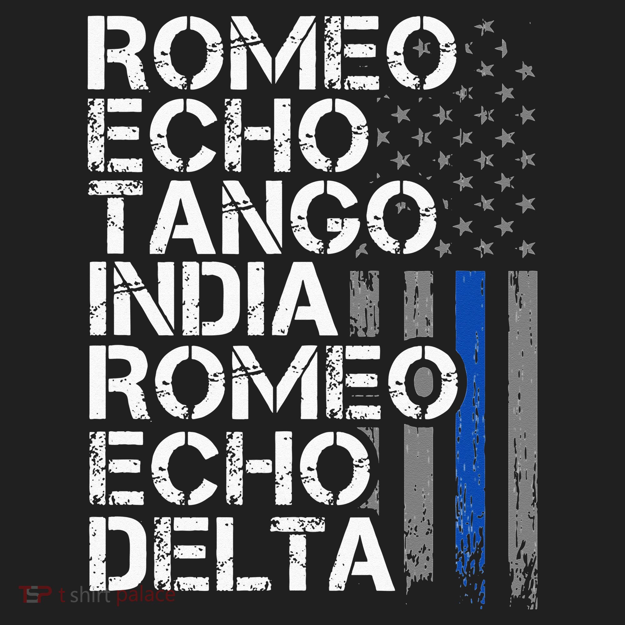 RETIRED Thin Blue Line Phonetic Code Police Retirement Hat