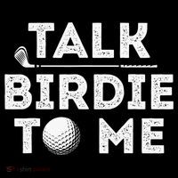Retro Talk Birdie To Me Funny Golf Player Pun Golfer Hoodie thumb 7