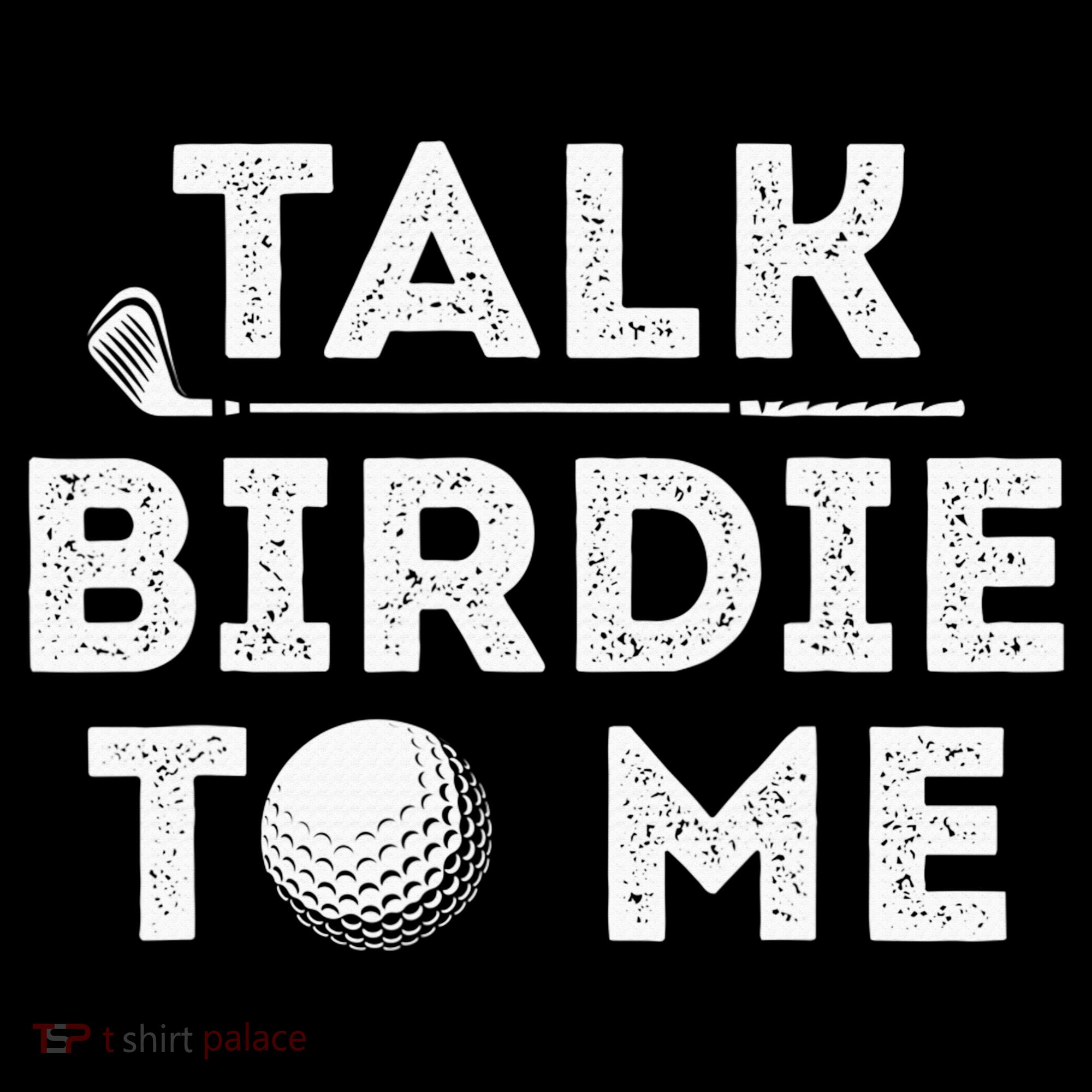 Retro Talk Birdie To Me Funny Golf Player Pun Golfer Hoodie