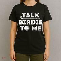 Retro Talk Birdie To Me Funny Golf Player Pun Golfer T-Shirt thumb 4