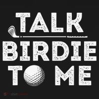 Retro Talk Birdie To Me Funny Golf Player Pun Golfer Women's Hoodie thumb 2