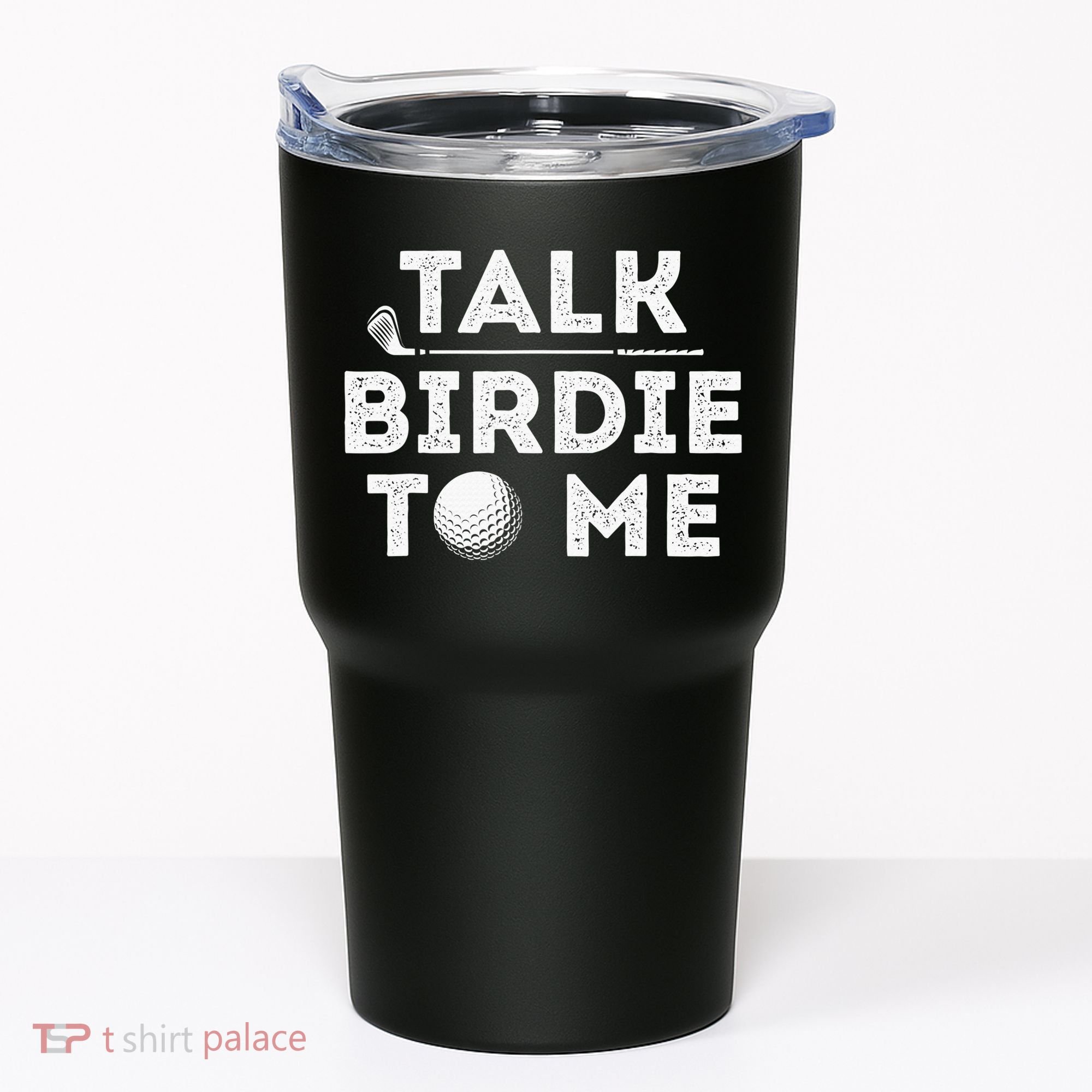Retro Talk Birdie To Me Funny Golf Player Pun Golfer Tumbler