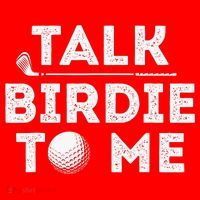 Retro Talk Birdie To Me Funny Golf Player Pun Golfer Santa Hat thumb 1