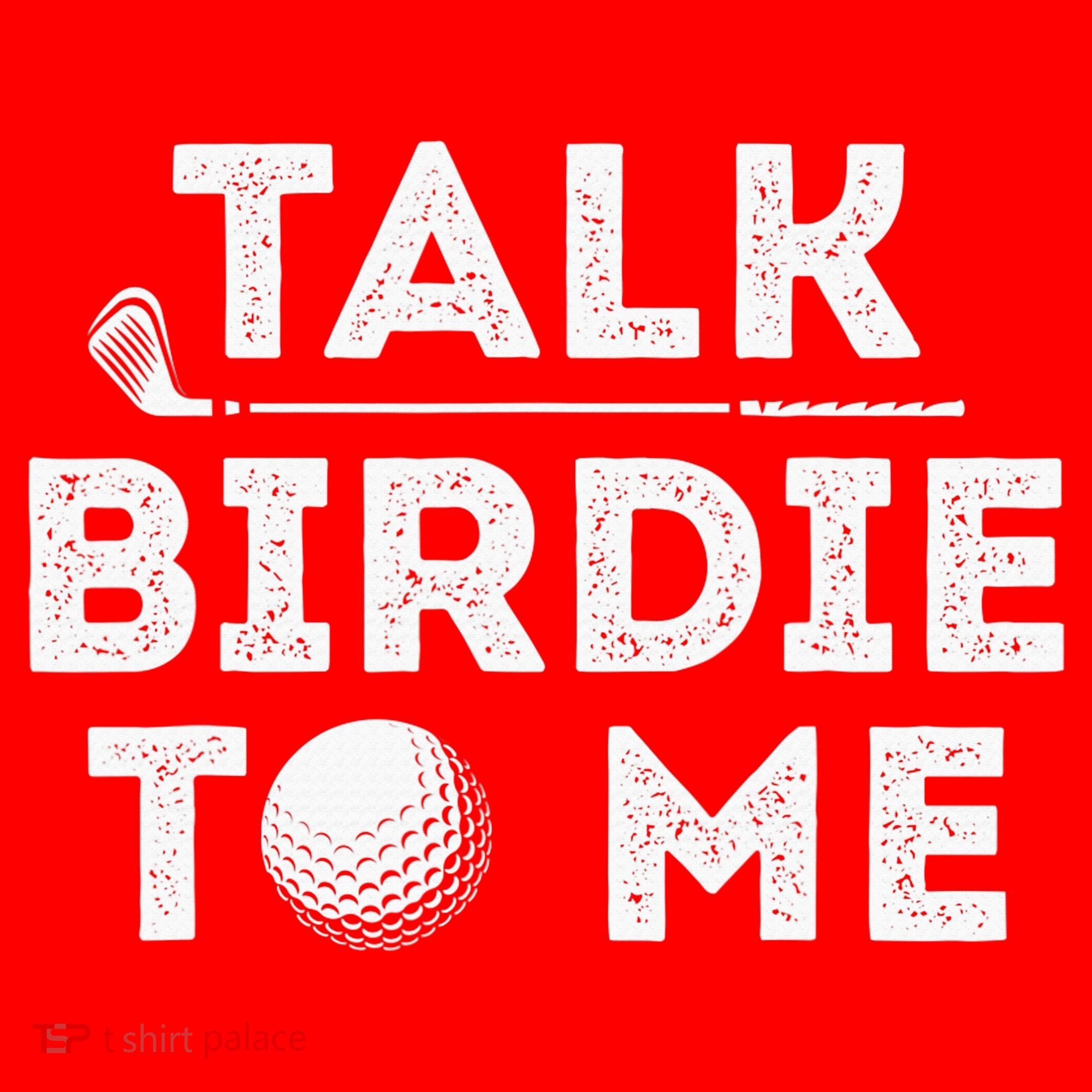 Retro Talk Birdie To Me Funny Golf Player Pun Golfer Santa Hat