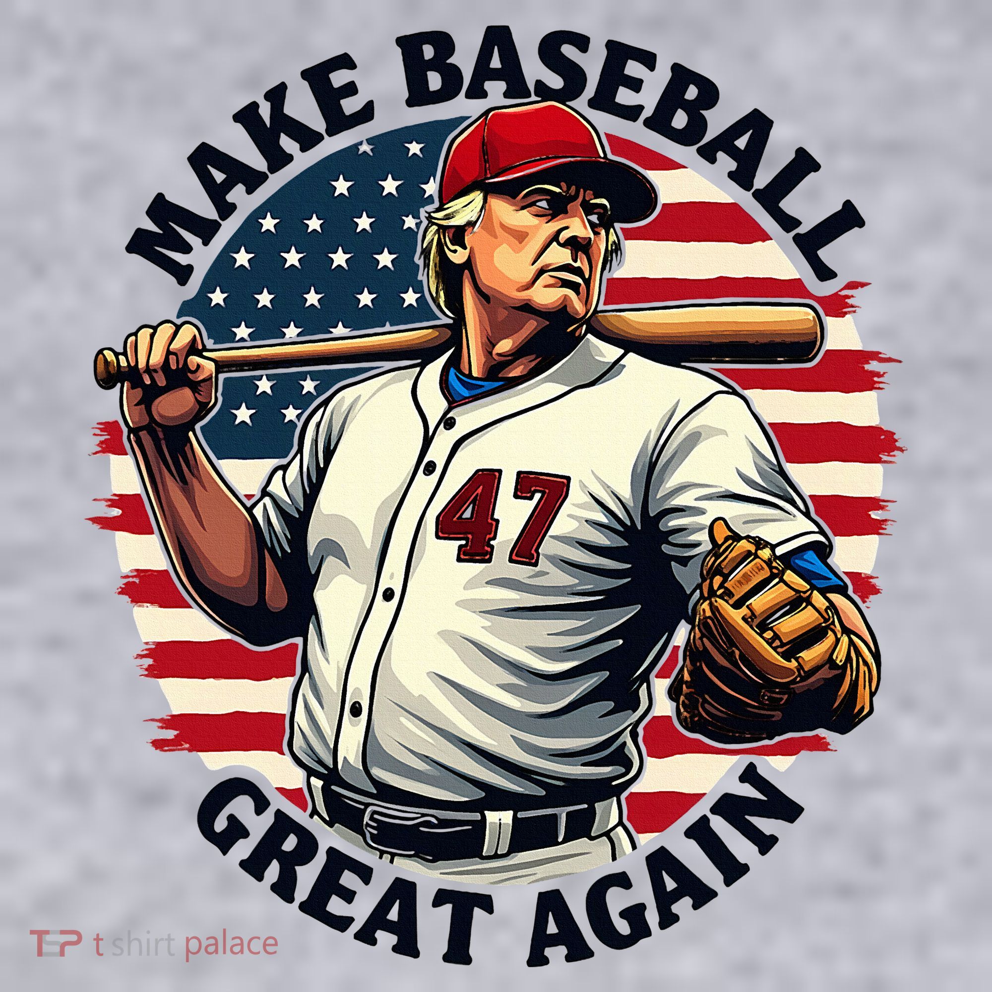 Retro Trump Baseball Jersey Make Baseball Great Again Women's Sweatshirt