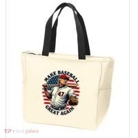 Retro Trump Baseball Jersey Make Baseball Great Again Tote Bag thumb 3