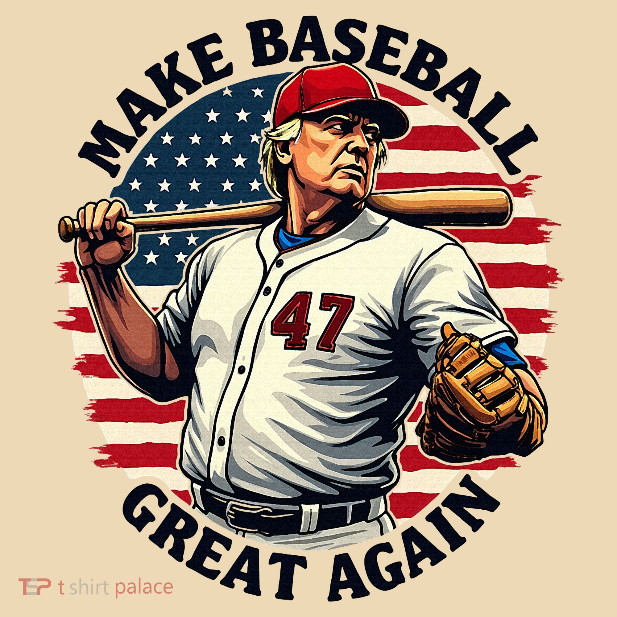 Retro Trump Baseball Jersey Make Baseball Great Again Tote Bag