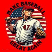 Retro Trump Baseball Jersey Make Baseball Great Again Santa Hat thumb 1