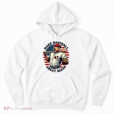 Retro Trump Baseball Jersey Make Baseball Great Again Hoodie
