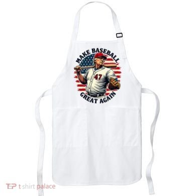 Retro Trump Baseball Jersey Make Baseball Great Again Apron