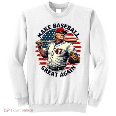 Retro Trump Baseball Jersey Make Baseball Great Again Sweatshirt