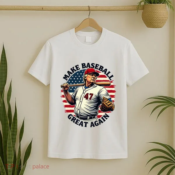 Retro Trump Baseball Jersey Make Baseball Great Again T-Shirt