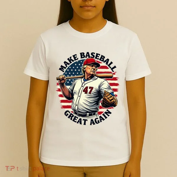 Retro Trump Baseball Jersey Make Baseball Great Again T-Shirt