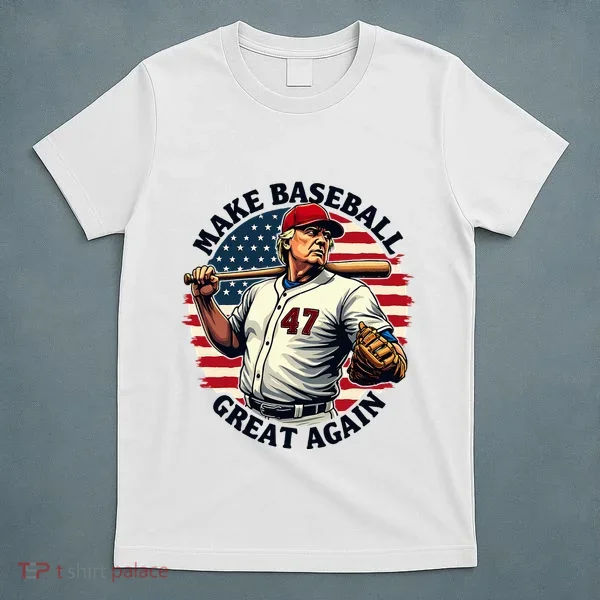 Retro Trump Baseball Jersey Make Baseball Great Again T-Shirt