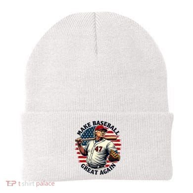 Retro Trump Baseball Jersey Make Baseball Great Again Beanie