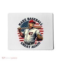 Retro Trump Baseball Jersey Make Baseball Great Again Mousepad thumb 0
