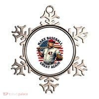 Retro Trump Baseball Jersey Make Baseball Great Again Ornament thumb 0