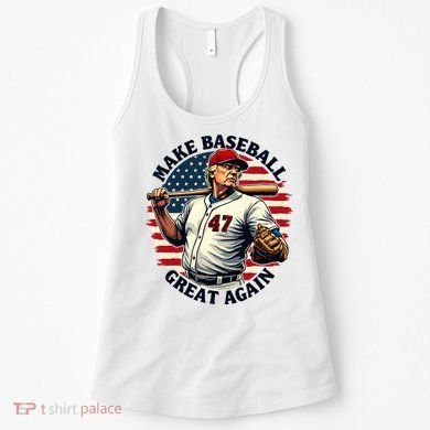 Retro Trump Baseball Jersey Make Baseball Great Again Women's Tank Top