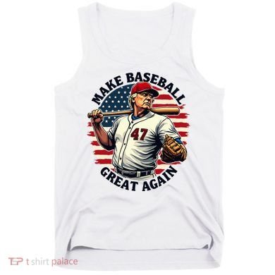 Retro Trump Baseball Jersey Make Baseball Great Again Tank Top