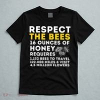 Respect The Bees Bee Lover Beekeeping & Beekeeper T-Shirt thumb 5