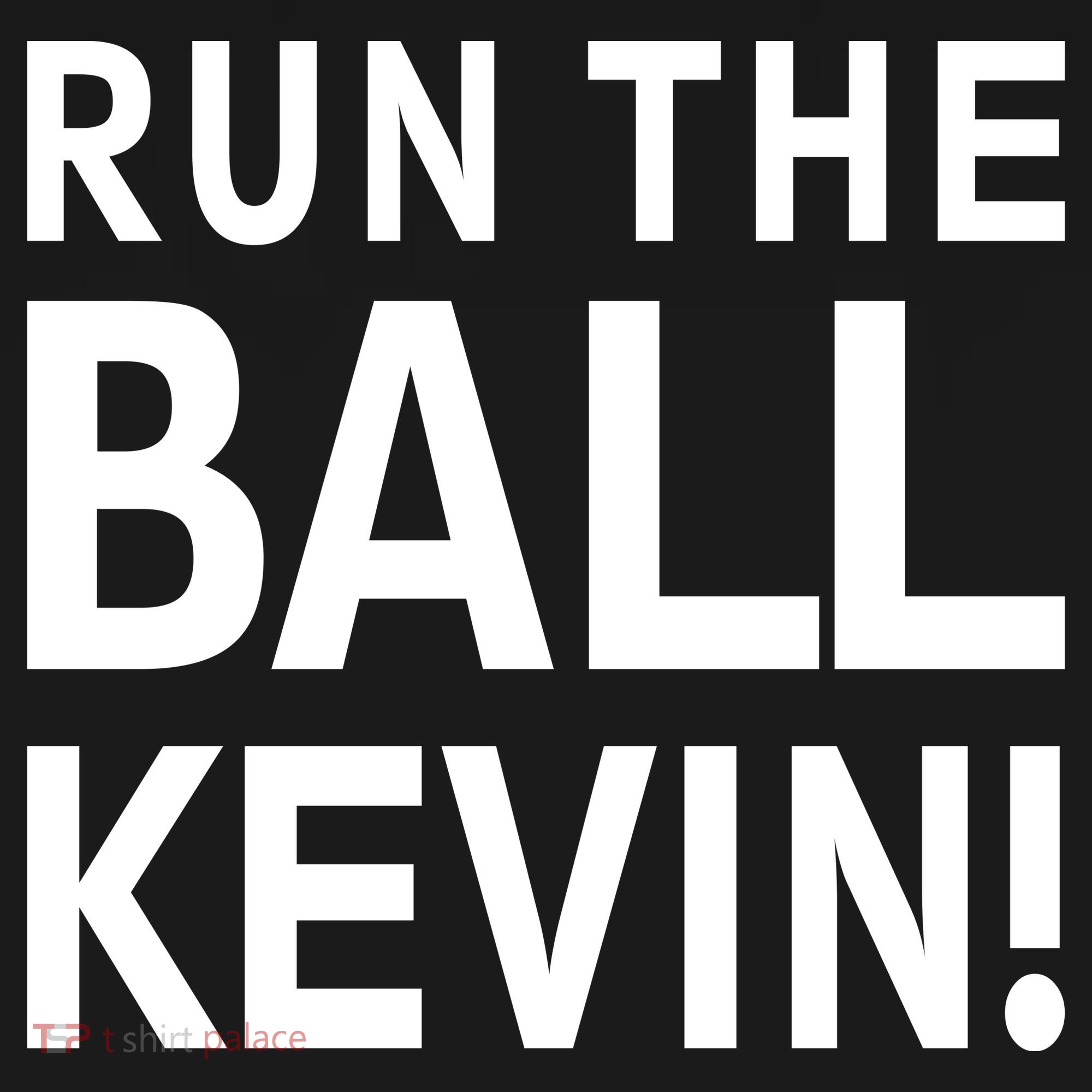Run The Ball Kevin Funny Football Fan Meme Apron