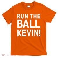 Run The Ball Kevin Funny Football Fan Meme T-Shirt thumb 0