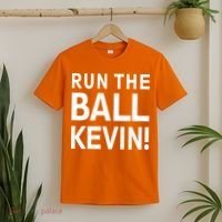 Run The Ball Kevin Funny Football Fan Meme T-Shirt thumb 2