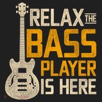 Relax The Bass Player Is Here Bass Guitar Gift Women's Sweatshirt thumb 2