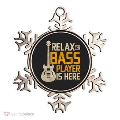 Relax The Bass Player Is Here Bass Guitar Gift Ornament