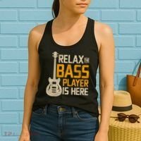 Relax The Bass Player Is Here Bass Guitar Gift Women's Tank Top thumb 2