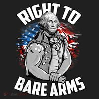 Right To Bare Arms 4th Of July Funny Gym Workout Beanie thumb 2