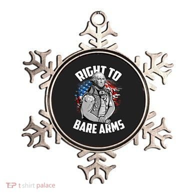 Right To Bare Arms 4th Of July Funny Gym Workout Ornament
