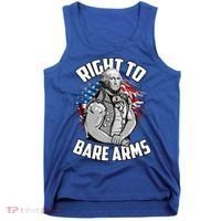 Right To Bare Arms 4th Of July Funny Gym Workout Tank Top thumb 0