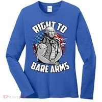 Right To Bare Arms 4th Of July Funny Gym Workout Women's Long Sleeve Shirt thumb 0