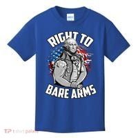 Right To Bare Arms 4th Of July Funny Gym Workout Kids T-Shirt thumb 0