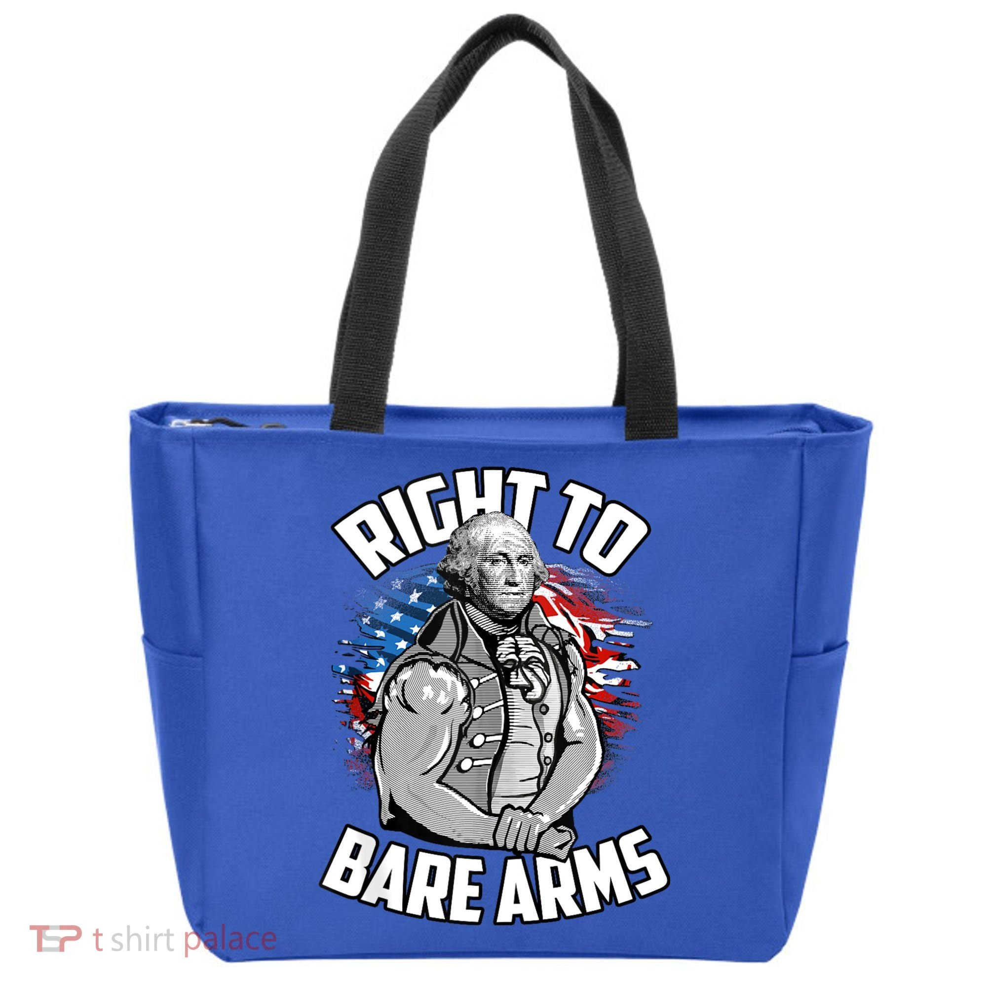 Right To Bare Arms 4th Of July Funny Gym Workout Tote Bag