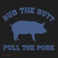 Rub The Butt Pull Pork Women's Sweatshirt thumb 2