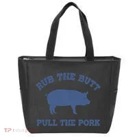 Rub The Butt Pull Pork Tote Bag thumb 0