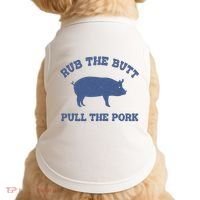Rub The Butt Pull Pork Doggie Tank thumb 0