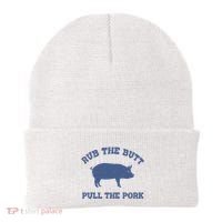 Rub The Butt Pull Pork Beanie thumb 0