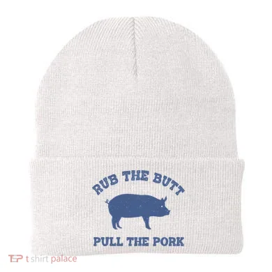 Rub The Butt Pull Pork Beanie