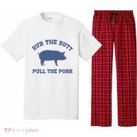Rub The Butt Pull Pork Pajama Set thumb 0
