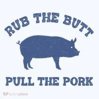 Rub The Butt Pull Pork Women's Hoodie thumb 2