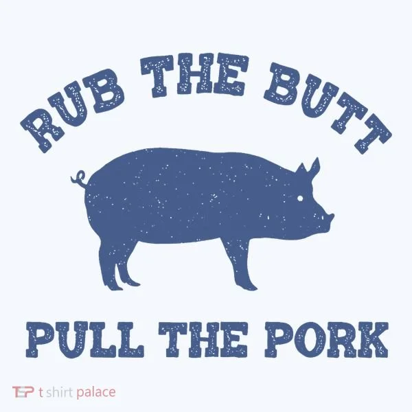 Rub The Butt Pull Pork Women's Hoodie