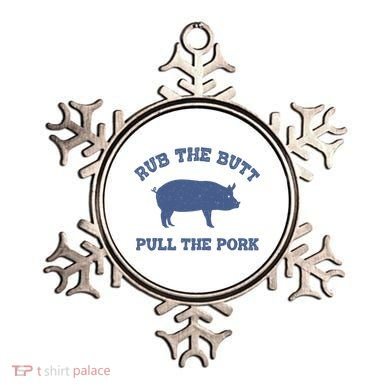Rub The Butt Pull Pork Ornament