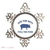Rub The Butt Pull Pork Ornament thumb 0