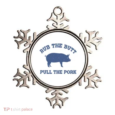 Rub The Butt Pull Pork Ornament