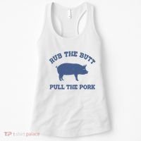 Rub The Butt Pull Pork Women's Tank Top thumb 0